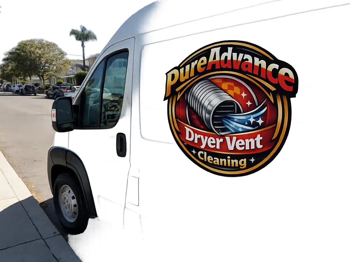 Service van arriving on a San Diego, CA street — local same-day coverage