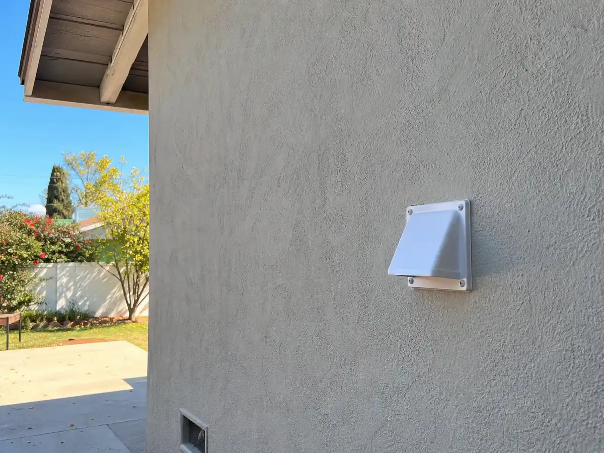 Clear dryer vent hood back in service — completed job in San Diego, CA